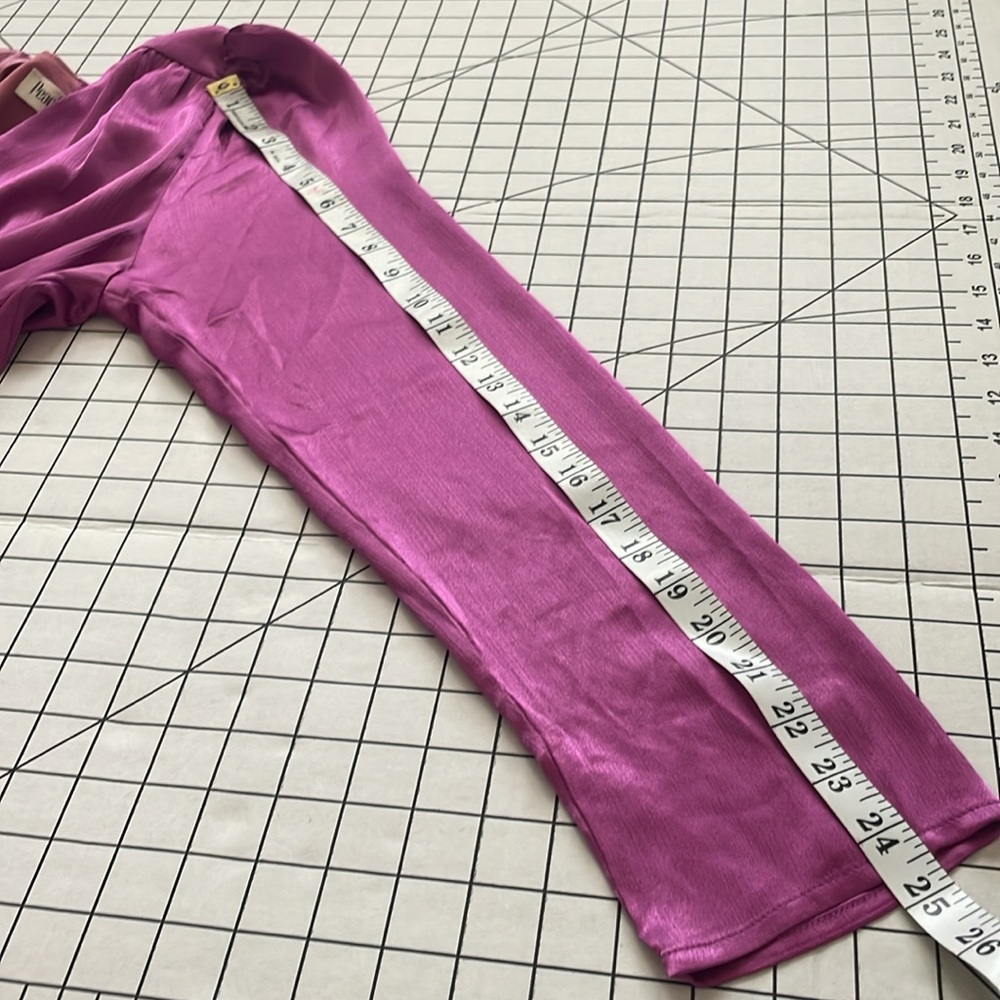 Peach love bodysuit, size large, nwt, pink and purple - Picture 8 of 10